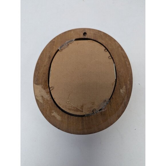 Vintage Wood Framed Art Water Pump 6" by 7" - Picture 3 of 4